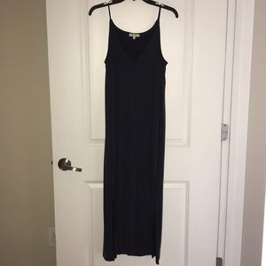 Madewell navy midi dress